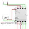 Heschen Household AC Contactor, HS1-16, Ie 16A, 4 Pole, 2NO