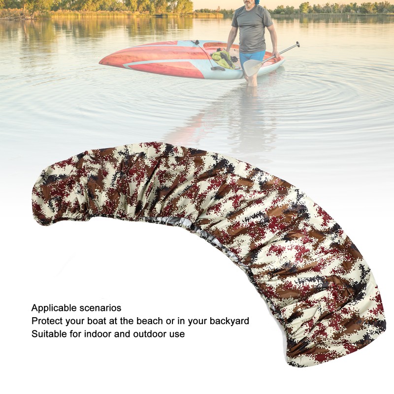 Canoe Cover Waterproof Dustproof UV Protection Kayak Cover Accessories Paddle