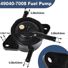 ZAMDOE 49040-7008 Fuel Pump 49040-0770 for Kawasaki FS FR FX Series Engines FS541V FR600V FR691V FR651V FS691V FR730V FS730V FS481V FS651V FS600V FR541V for Jo-hn D 636M 647A Z445 MIU12470