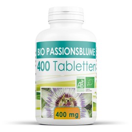 Organic Passion Flower 400 mg – 400 Tablets