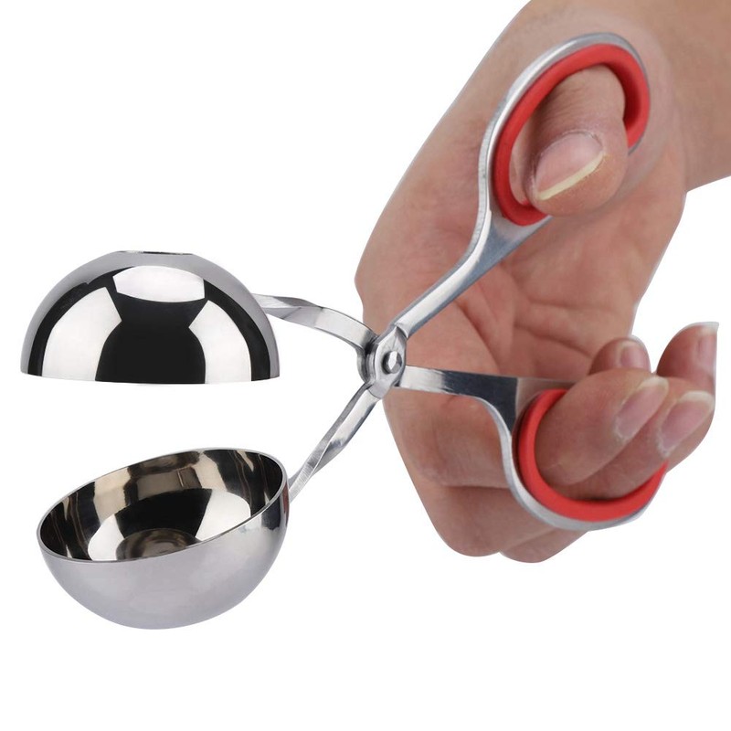 VIFER Meatballs Clip Meatballs Stainless Steel Rice Dumplings Clip Baking