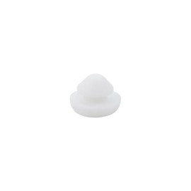 Tighall 100pcs White Plastic Hole Plugs 6mm Round Button Plugs Screw Cap Drilling Cover Plugs Furniture Cabinet Insert End Caps