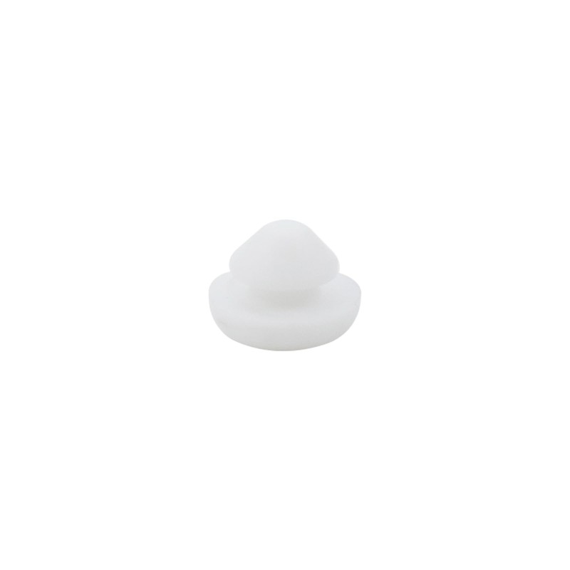 Tighall 100pcs White Plastic Hole Plugs 6mm Round Button Plugs