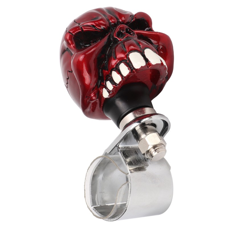 Steering Wheel Spinner Knob Skull Shape Universal Power Handle for