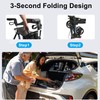 Rollator Walkers for Seniors with Seat, No Assembly Foldable 8"
