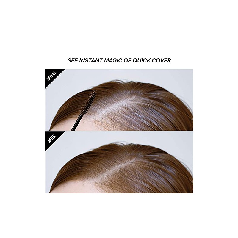 Kiss Quick Cover Brush-in Color Touch up [ Medium Brown