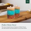 Beach House 3-Layer Mottled Pillar Candle
