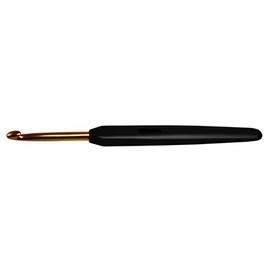 KnitPro Crochet Hook, Plastic/aluminium, Gld-bl, 4mm