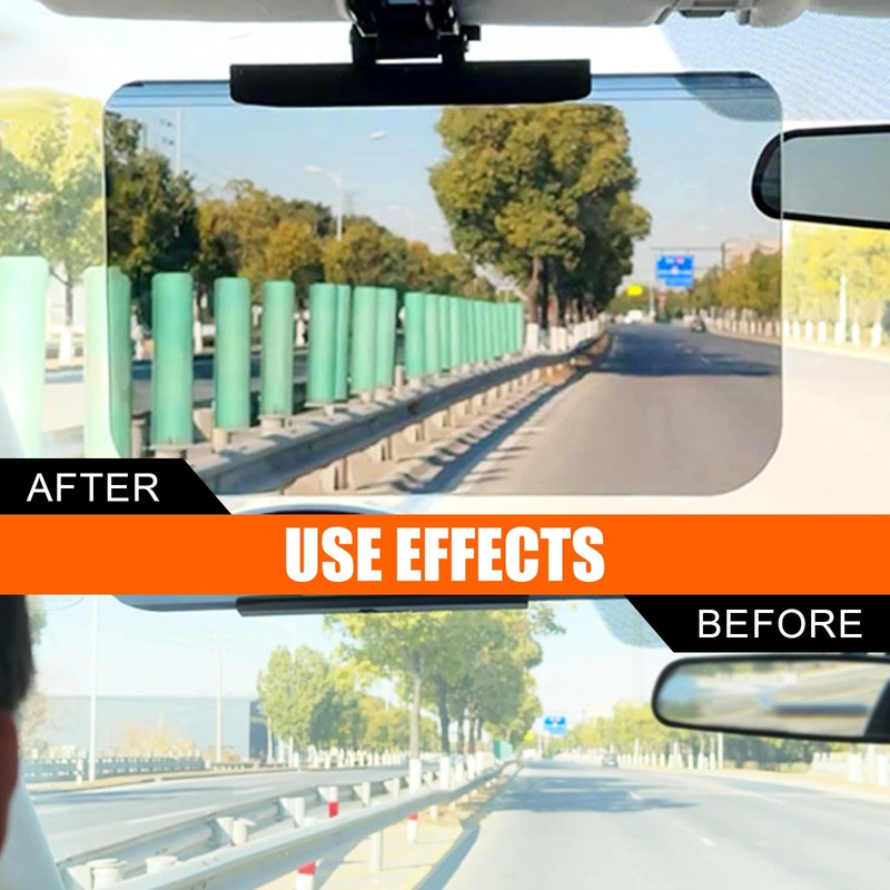ZIMISI Sun Visor Extender for Cars, 180° Adjustable Anti-Glare Polarized