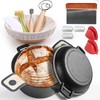 Advanced Cast Iron Dutch Oven for Baking, With Banneton Bread