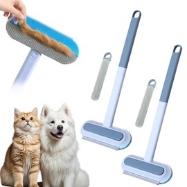 2 PCS Cat Hair Remover, Cat Fur Remover, Pet Hair Removal for Furniture Reusable, Washable for Gentle Cleaning of Sofas, Carpets, Clothes, Bedding