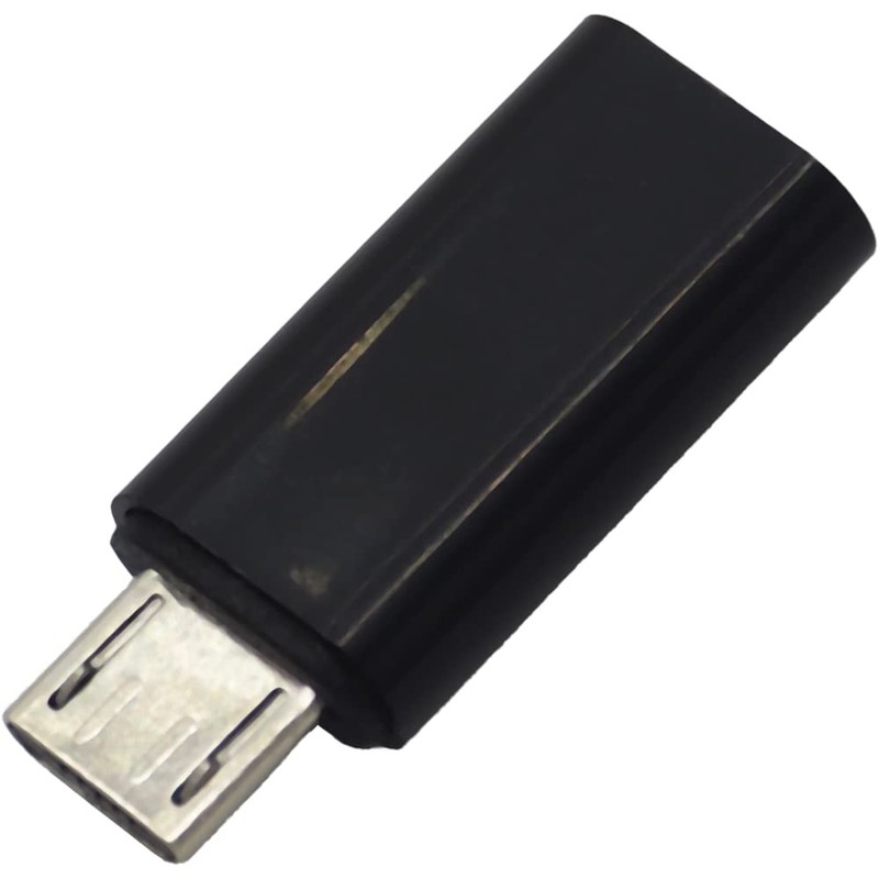 Audiofan type-C to MicroUSB Adapter Black Type-C Female to MicroUSB