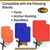3, 6 & 11 Cup Orange, Blue, Red Replacement Lids/Covers