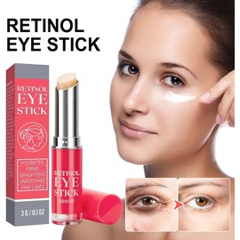 3PC Retinol Eye Stick, Retinol Eye Cream for Dark Circles and Puffiness, Under Eye Cream Anti Aging, Eye Brightener Stick, Brightening Eye Cream for Wrinkles, Puffiness and Bags under Eyes