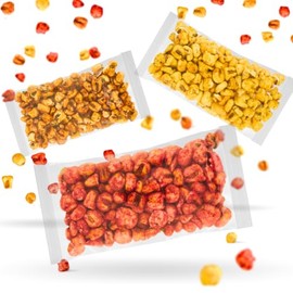 Maicitos Inflados al Vapor | Botana Surtida | Snack Saludable | Menudeo y Mayoreo | Botana de Maiz Inflado Sin azucar y Sin Gluten - Presentacion 50 g