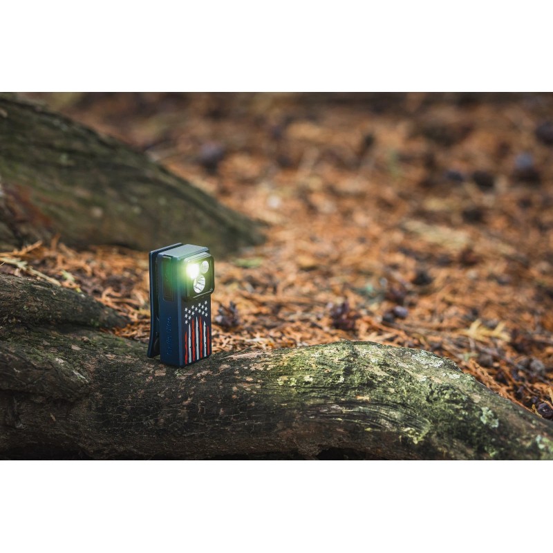Olight Oclip Ultra Stars & Stripes Clip-On Light, Flood, Spot,