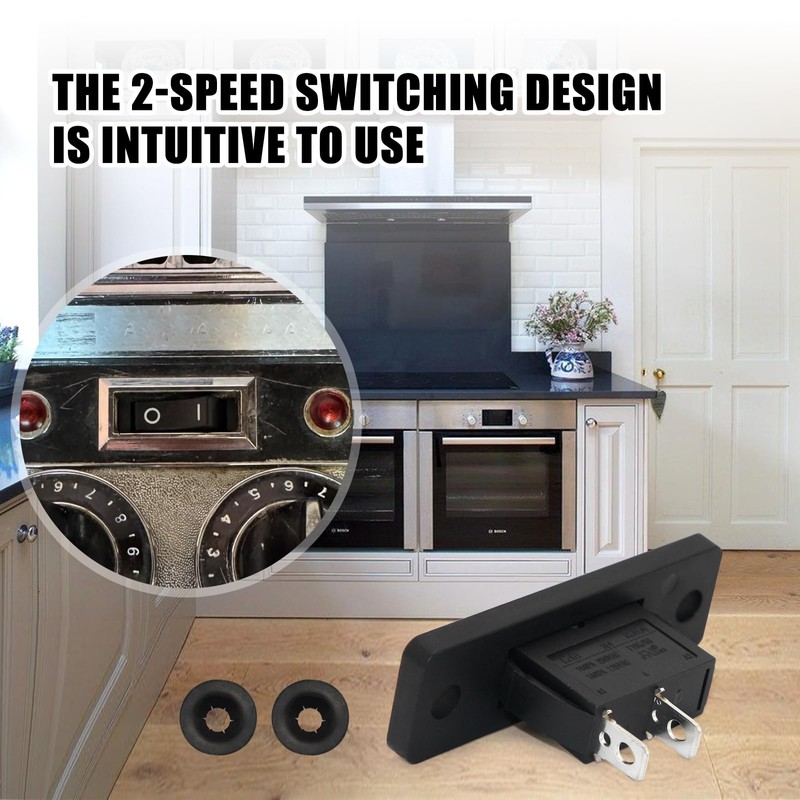 Fan Switch Replacement - Replacement for Jenn Air Cooktop, Stove,