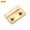 uxcell 2Set Turn Lock Clasp, Rectangle Press Lock Clasp Closure