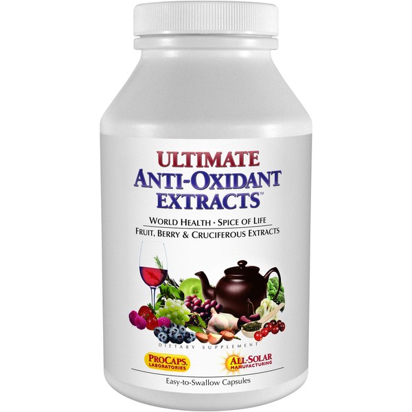 ANDREW LESSMAN Ultimate Anti-Oxidant Extracts 30 Capsules – Concentrated Blend of Standardized Extracts. Naturally Protective Polyphenols, Berry and Cruciferous Vegetable Extracts. No Additives
