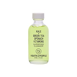 Youth To The People Superfood Cleanser Mini Travel Size - Vegan Face Wash with Spinach, Vitamins C, E + K - Non-Drying Gel Foaming Cleanser for All Skin Types - Clean Beauty (2 oz)