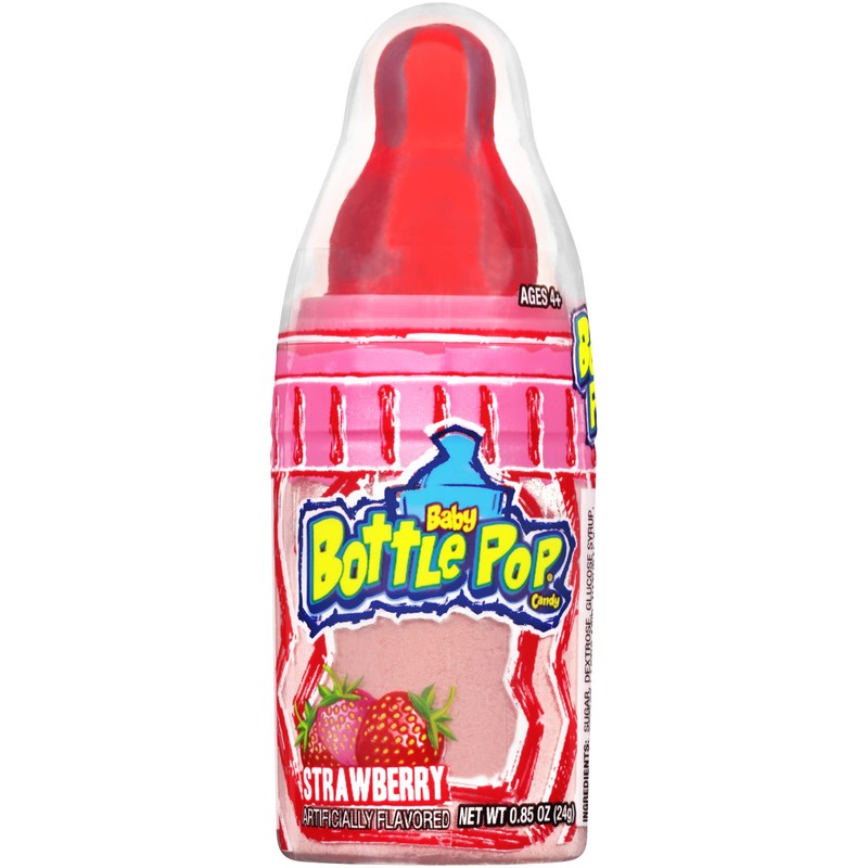 Baby Bottle Pop Candy Lollipop, 18 Ct Bulk Lollipops with