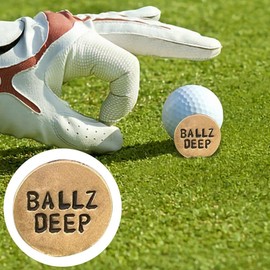 Funny Golf Ball Marker,Humor Novelty Golf Ball Markers with Funny Words,Round Golf Ball Marker,Novelty Golf Ball Marker Hat Clip,Unique Golf Gag Gifts for Men or Women Golfers Golf Lovers On-Course