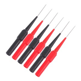 VORCOOL 1 Set Test Probe Cable Probe Tester Pencil Lead Plug Tester Led Multimeter Test Lead Pin Back Probe Voltage Tachometer Pen Plastic 6pcs