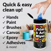 Paint and Art Wipes, Heavy-Duty Cleaner for Paint, Epoxy, Glue,