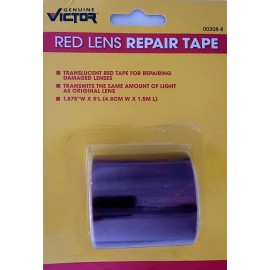 Victor RED BRAKE LIGHT LENS REPAIR TAPE  Auto Motorcycle Trailer Lenses, 1.88" X 60"