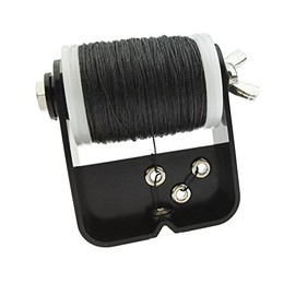 Archery Bowstring Server Serving Thread Jig Tool with Bowstring Serving Thread (Black and Black)