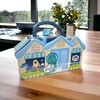 Funny Metal Money Box with Lock and Key, Large Size