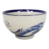 Pack Of 4 Blue Japanese Hokusai Great Wave Design Ceramic