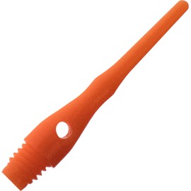 Viper Dart Accessory: Tufflex III 2BA Thread Soft Tip Dart Points, Neon Orange, 100 Pack