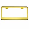 KA T304 Stainless Steel 8K Polish Gold Chrome License Plate