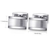 Honey Bear Men's Multiway Cufflinks in Brushed Silver Stainless Steel,