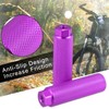 X AUTOHAUX Pair Rear Foot Pegs Footrests Purple for Bicycle