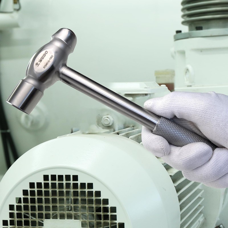 WEDO Stainless Ball Pein Hammer with Stainless Steel Handle, Corrosion