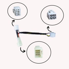 Woodcraft SUZUKI 2006-2024 GSXR 600 / 750 WOODCRAFT RACING KEY SWITCH ELIMINATION HARNESS