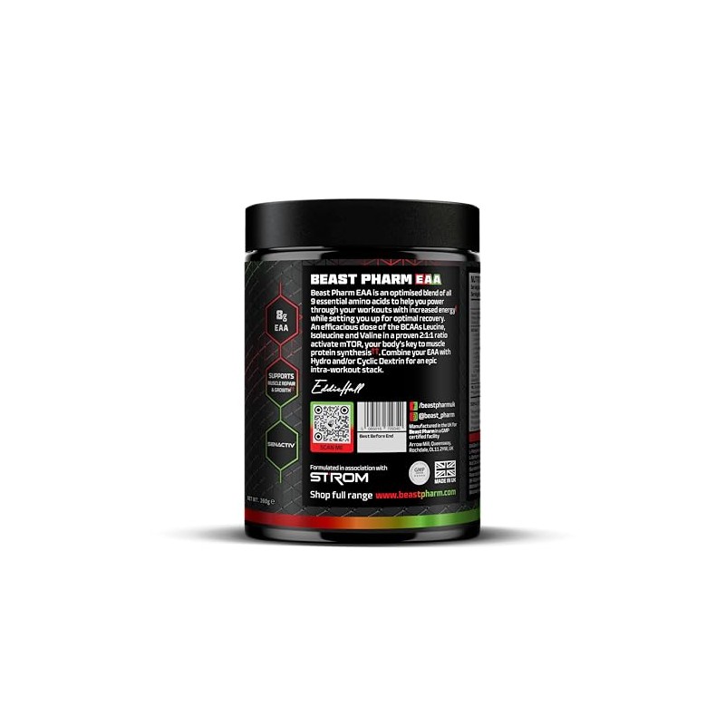 Beast Pharm Beast Pharm EAA Amino Acids, 30 Servings Enhanced