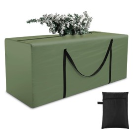 Cosmos Christmas Tree Storage Bag Waterproof Xmas Artificial Tree Storage Container Christmas Assembled Tree Dust Bag with Handles Fits Up to 7.5 Ft Disassembled Christmas Tree & Decorations
