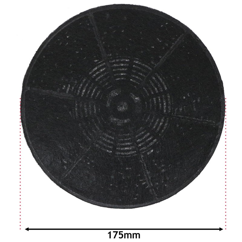 SPARES2GO Carbon Charcoal Filter compatible with CDA CCA52WH CHA15 Cooker