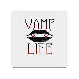 TooLoud Vamp Life 4x4" Square Sticker Stickers for Laptop, Water Bottles, Bumper,Computer, Phone, Decals
