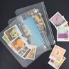 Personal Organizer Refill Zippered Pocket LOORIPRO A5 Clear Pockets 8-Piece