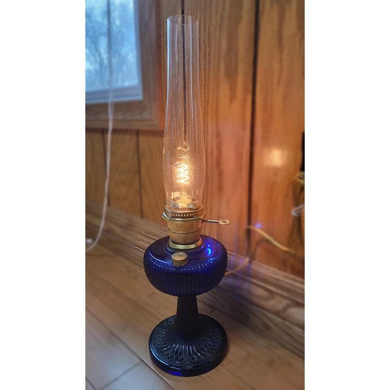 B&P Lamp® Solid Brass Electrified Burner Designed to Fit Aladdin®