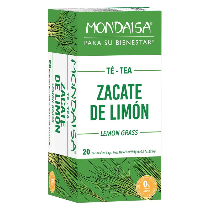 MONDAISA - Lemon Grass Herbal Tea, 20 Tea Bags (Pack