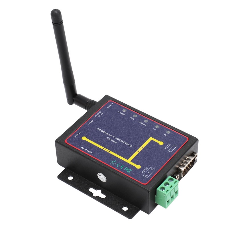 Serial Device Server Converter RJ45 Ethernet WiFi to RS232 RS485