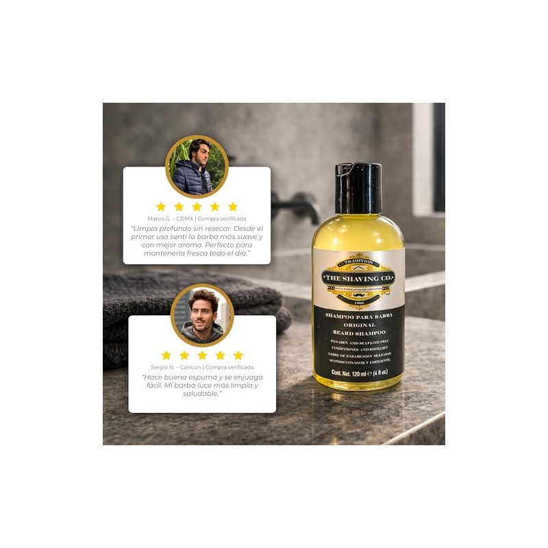 Kit SHAMPOO DE CABELLO Y SHAMPOO Y ACONDICIONADOR DE BARBA