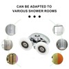 4Pcs Shower Door Rollers Replacement - ShiningUU Plastic 23mm 2