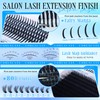 CORUSCATE 80D Cluster Lashes Fluffy Individual Eyelashes Thick D Curl