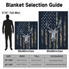 NHBTGSF Men Camo Deer Blanket, Hunting Blanket Deer Hunting Gifts